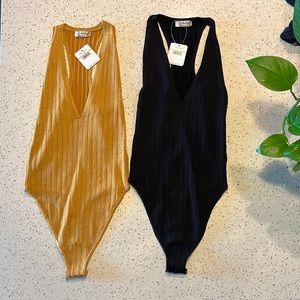 Bundle of 2 Free People body suits